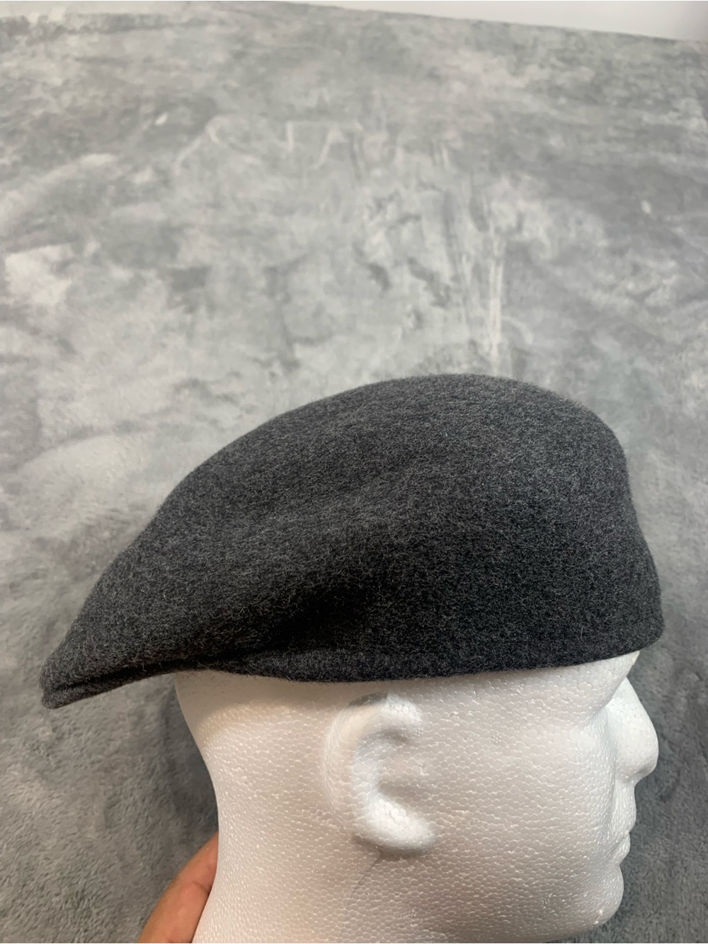 Stetson Wool Cuffley Cap Cabbie Hat gray Men's  XL Made in England